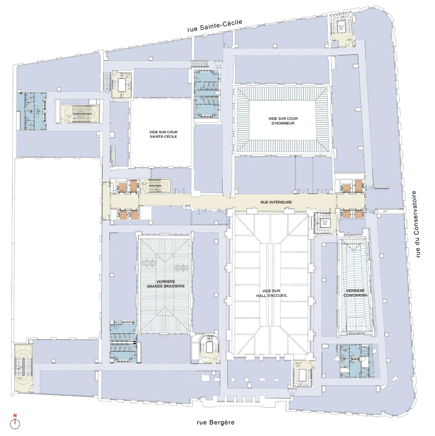 Étage courant plan